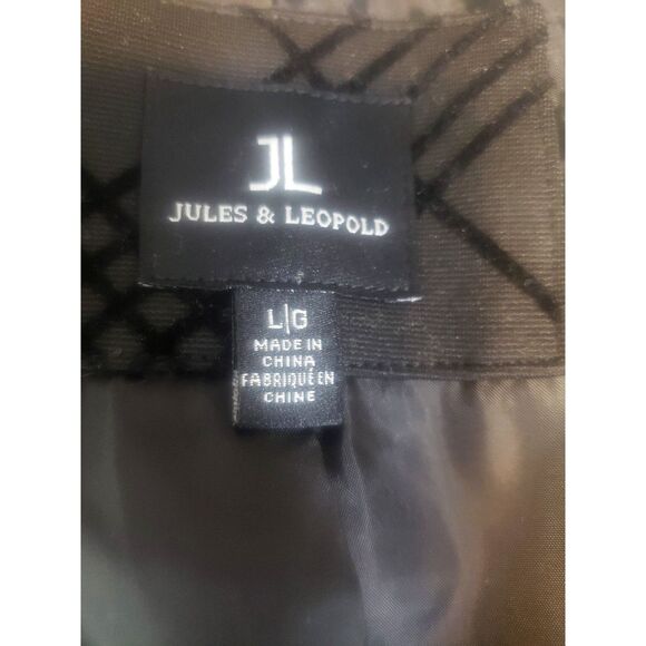 Jules & Leopold Black Stripe One Button Blazer Size Large - Picture 3 of 9